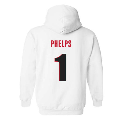 Georgia - NCAA Baseball : Tre Phelps - NCAA® Replica Shersey Hooded Sweatshirt-1