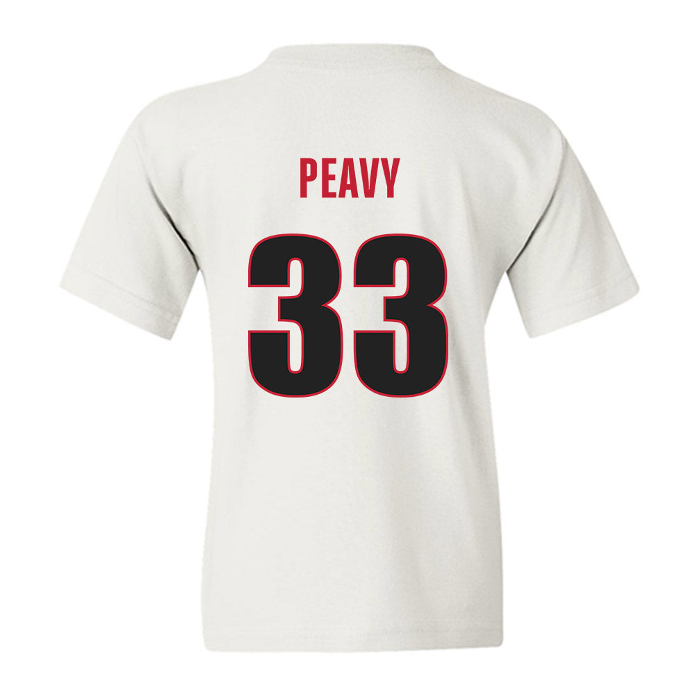 Georgia - NCAA Baseball : Jackson Peavy - NCAA® Replica Shersey Youth T-Shirt-1