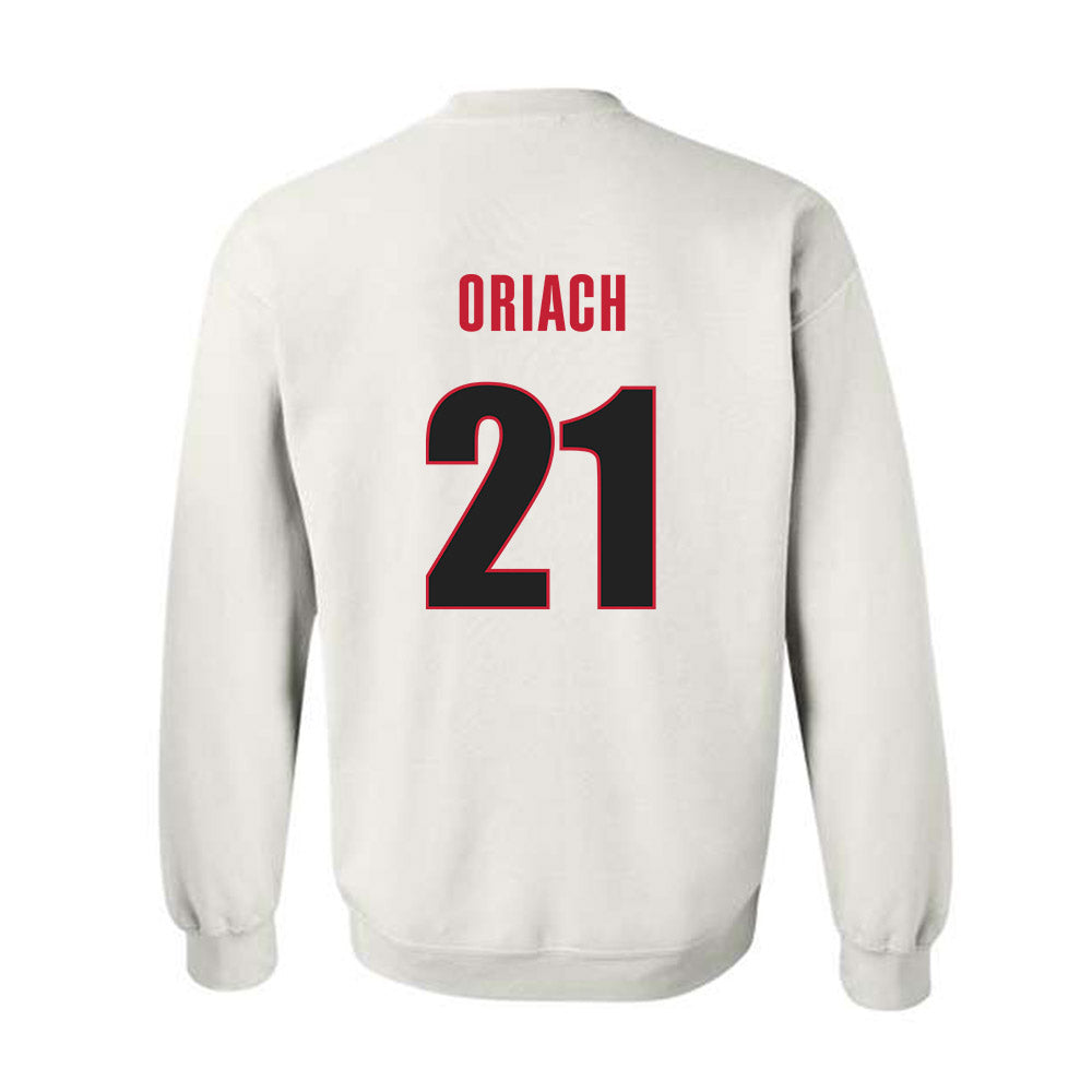 Georgia - NCAA Baseball : Jordy Oriach - NCAA® Replica Shersey Crewneck Sweatshirt-1