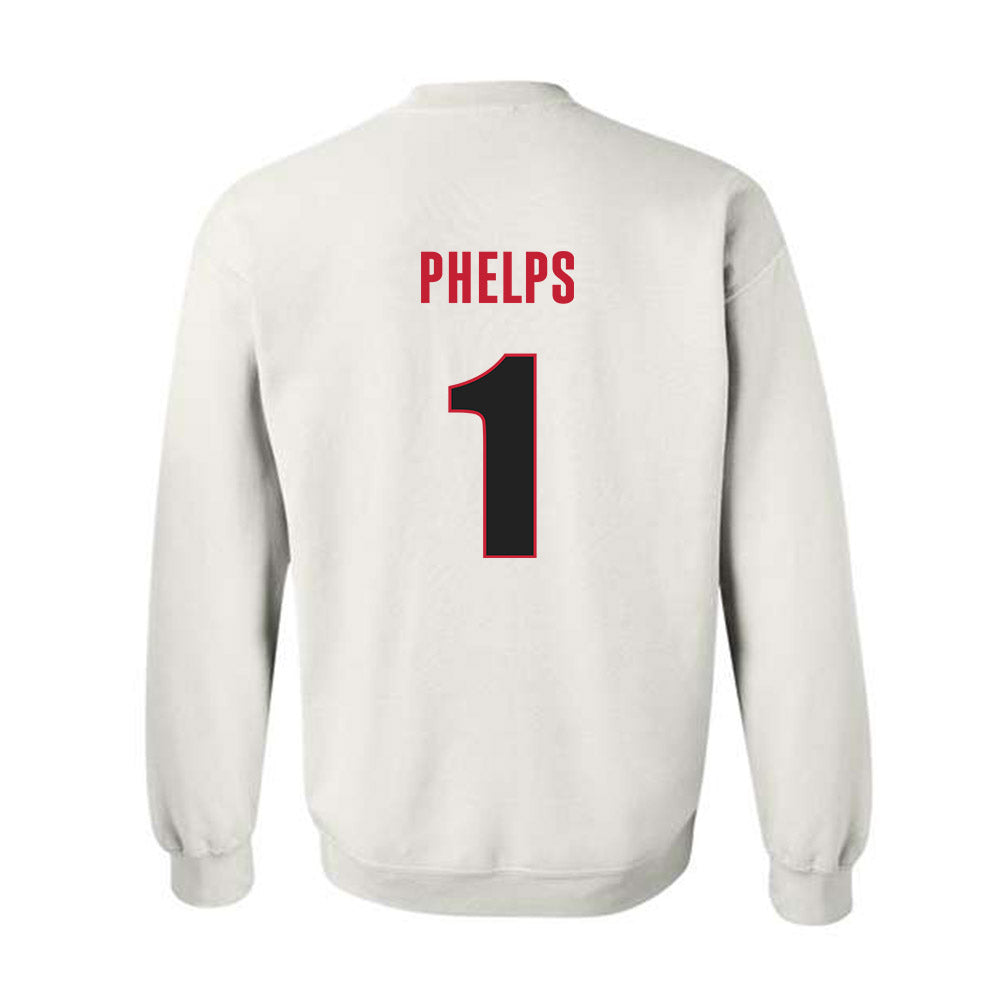 Georgia - NCAA Baseball : Tre Phelps - NCAA® Replica Shersey Crewneck Sweatshirt-1