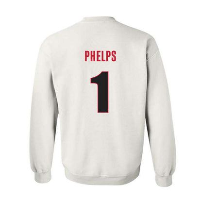 Georgia - NCAA Baseball : Tre Phelps - NCAA® Replica Shersey Crewneck Sweatshirt-1