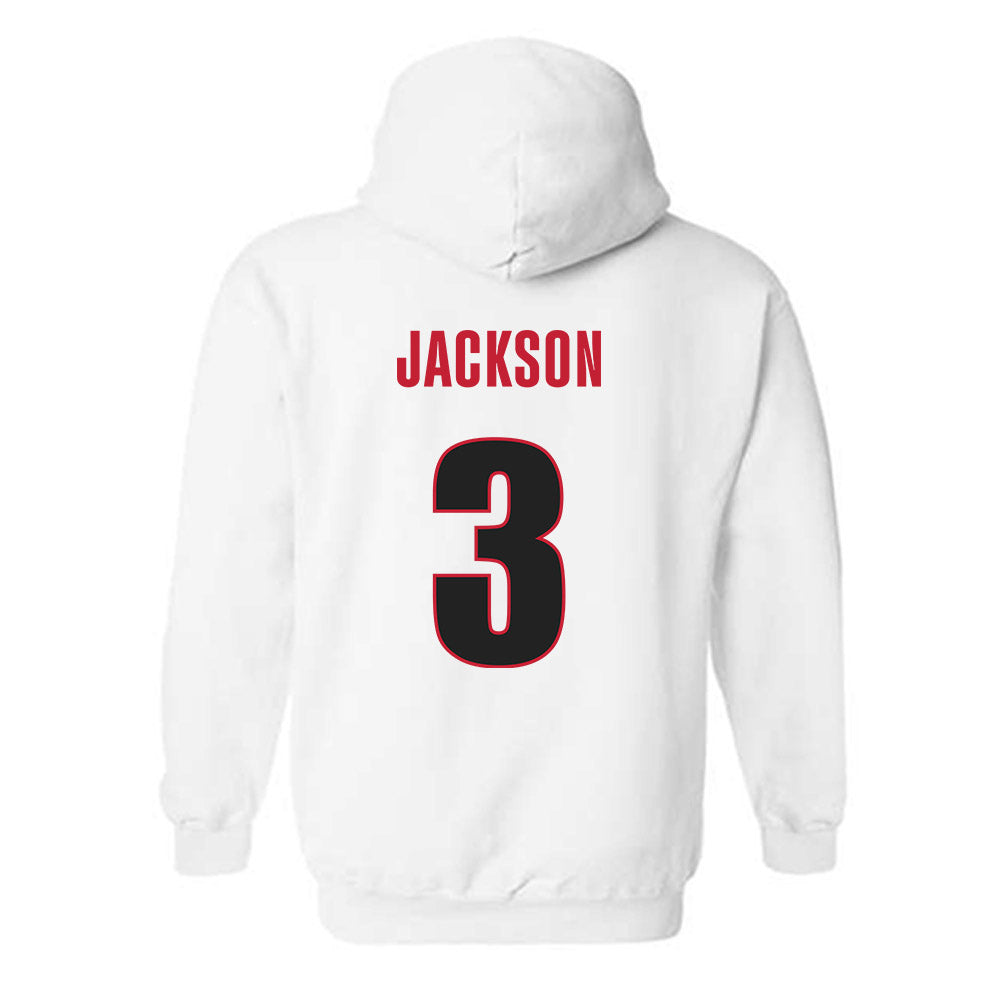 Georgia - NCAA Baseball : Daniel Jackson - NCAA® Replica Shersey Hooded Sweatshirt-1