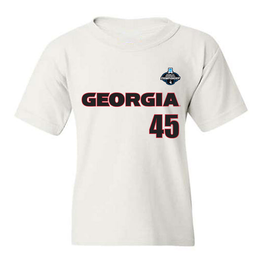 Georgia - NCAA Baseball : Christian Mracna - NCAA® Replica Shersey Youth T-Shirt-0