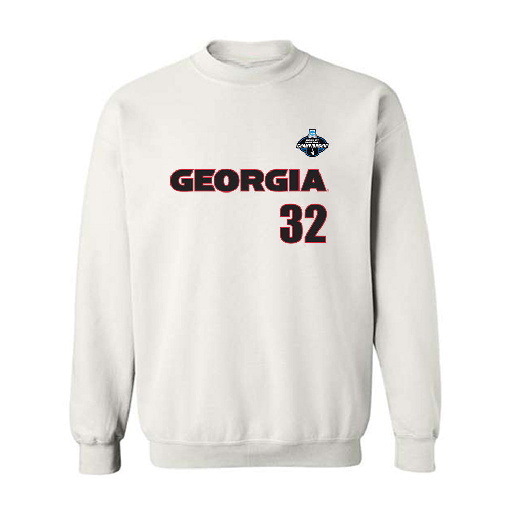 Georgia - NCAA Baseball : Grant Edwards - NCAA® Replica Shersey Crewneck Sweatshirt-0