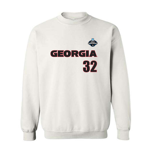 Georgia - NCAA Baseball : Grant Edwards - NCAA® Replica Shersey Crewneck Sweatshirt-0