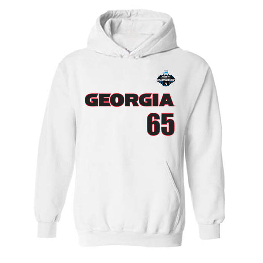 Georgia - NCAA Baseball : Mason Kosowick - NCAA® Replica Shersey Hooded Sweatshirt-0