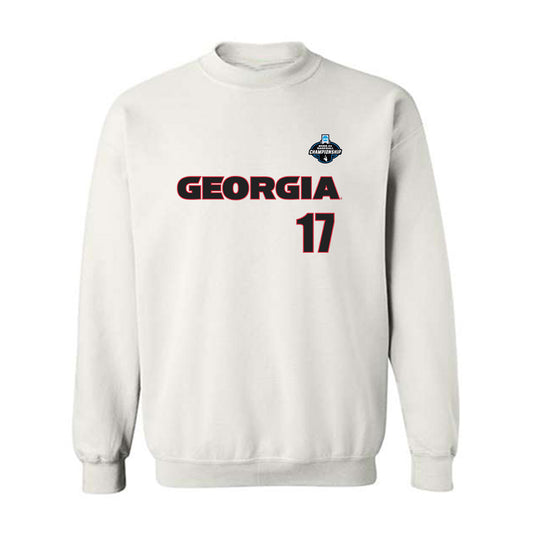 Georgia - NCAA Baseball : Teddy Brennan - NCAA® Replica Shersey Crewneck Sweatshirt-0
