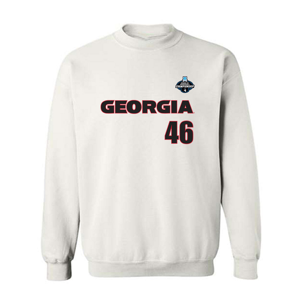 Georgia - NCAA Baseball : Logan Spivey - NCAA® Replica Shersey Crewneck Sweatshirt-0