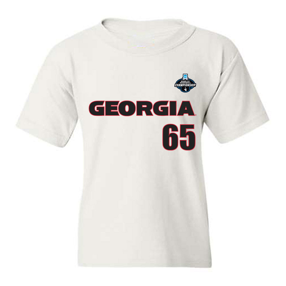 Georgia - NCAA Baseball : Mason Kosowick - NCAA® Replica Shersey Youth T-Shirt-0