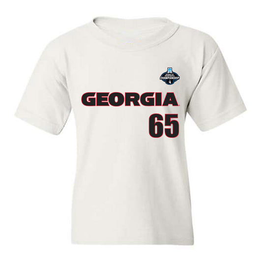 Georgia - NCAA Baseball : Mason Kosowick - NCAA® Replica Shersey Youth T-Shirt-0