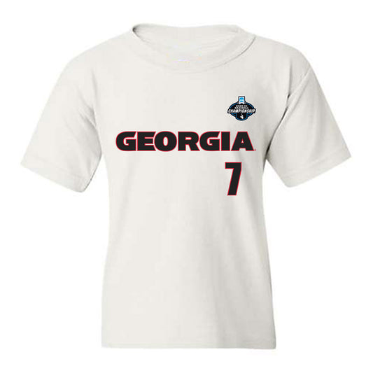 Georgia - NCAA Baseball : Jack Arcamone - NCAA® Replica Shersey Youth T-Shirt-0