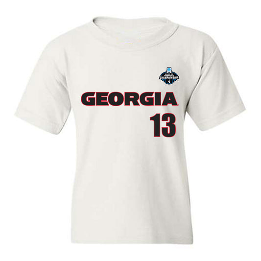 Georgia - NCAA Baseball : Scott Newman - NCAA® Replica Shersey Youth T-Shirt-0