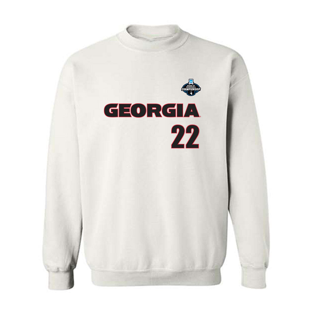 Georgia - NCAA Baseball : Henry Allen - NCAA® Replica Shersey Crewneck Sweatshirt-0
