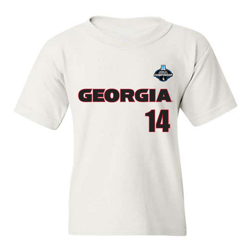 Georgia - NCAA Baseball : Kenny Ishikawa - NCAA® Replica Shersey Youth T-Shirt-0