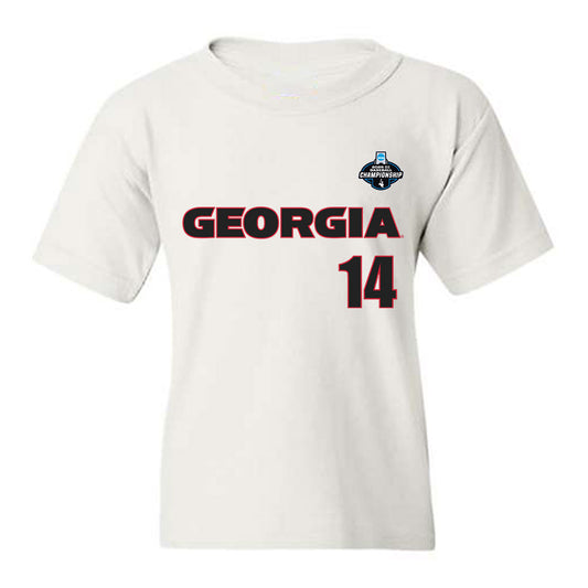 Georgia - NCAA Baseball : Kenny Ishikawa - NCAA® Replica Shersey Youth T-Shirt-0