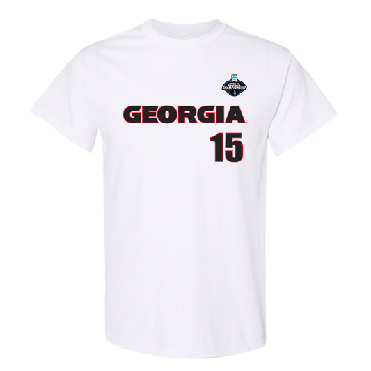 Georgia - NCAA Baseball : Ty Peeples - NCAA® Replica Shersey T-Shirt-0