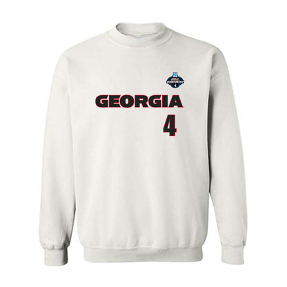 Georgia - NCAA Baseball : Michael Oshaughnessy - NCAA® Replica Shersey Crewneck Sweatshirt-0