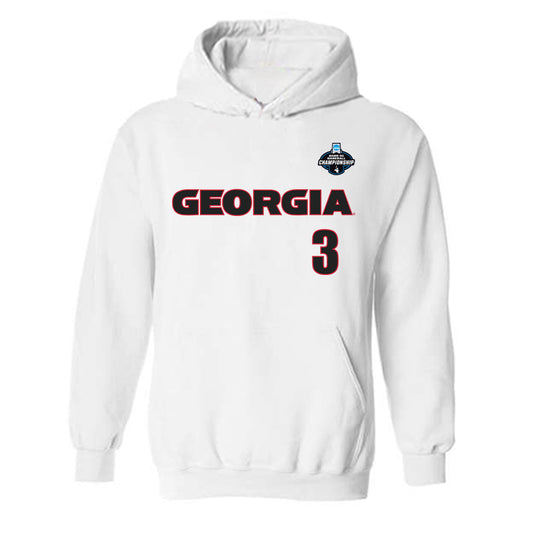 Georgia - NCAA Baseball : Daniel Jackson - NCAA® Replica Shersey Hooded Sweatshirt-0