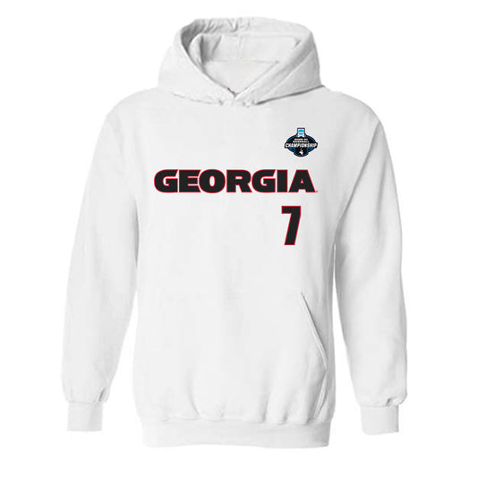 Georgia - NCAA Baseball : Jack Arcamone - NCAA® Replica Shersey Hooded Sweatshirt-0