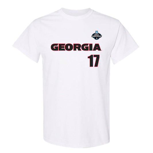 Georgia - NCAA Baseball : Teddy Brennan - NCAA® Replica Shersey T-Shirt-0