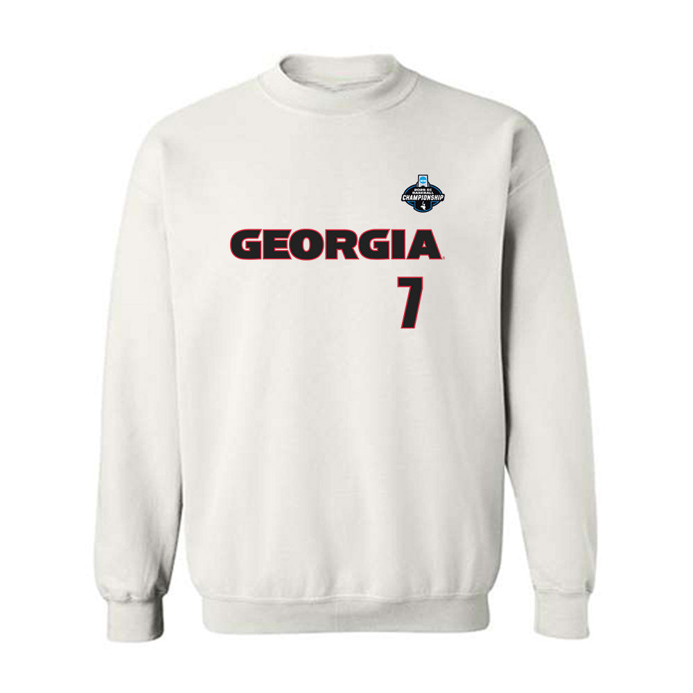Georgia - NCAA Baseball : Jack Arcamone - NCAA® Replica Shersey Crewneck Sweatshirt-0