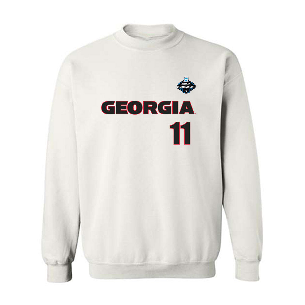 Georgia - NCAA Baseball : Bryce Calloway - NCAA® Replica Shersey Crewneck Sweatshirt-0