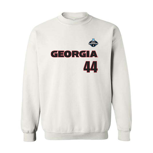 Georgia - NCAA Baseball : Cole Koniarsky - NCAA® Replica Shersey Crewneck Sweatshirt-0