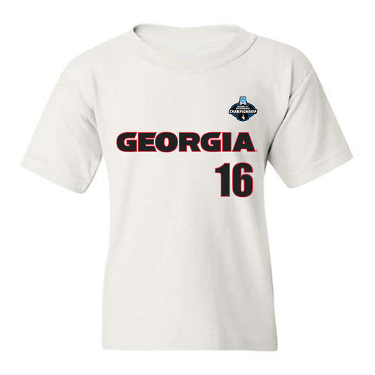 Georgia - NCAA Baseball : Zachary Brown - NCAA® Replica Shersey Youth T-Shirt-0