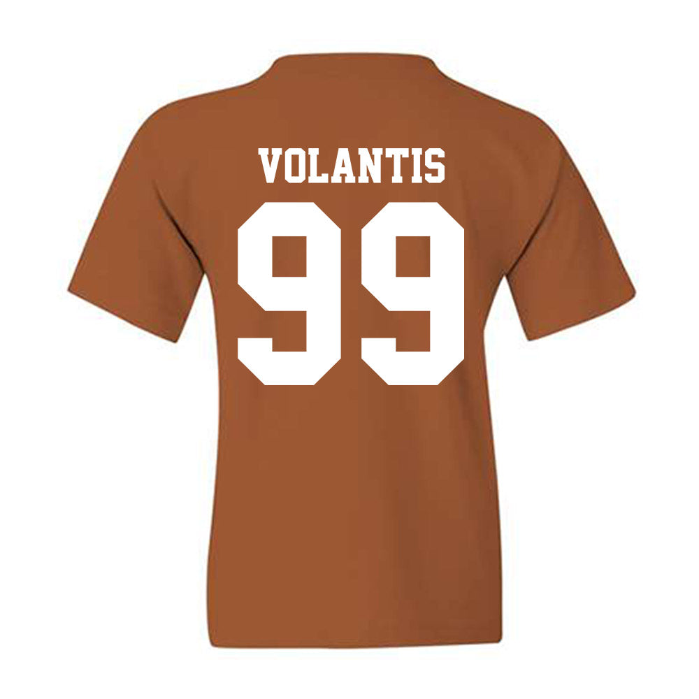 Texas - NCAA Baseball : Dylan Volantis - NCAA® Replica Shersey Youth T-Shirt-1