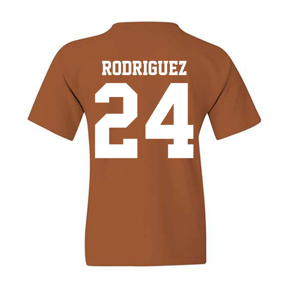 Texas - NCAA Baseball : Adrian Rodriguez - Replica Shersey Youth T-Shirt-1
