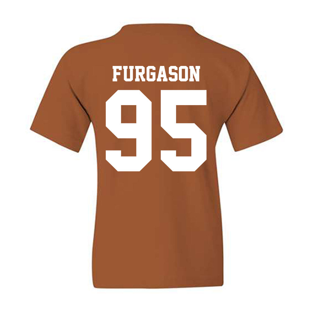 Texas - NCAA Baseball : Jadyn Furgason - NCAA® Replica Shersey Youth T-Shirt-1