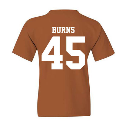 Texas - NCAA Baseball : Thomas Burns - Replica Shersey Youth T-Shirt-1
