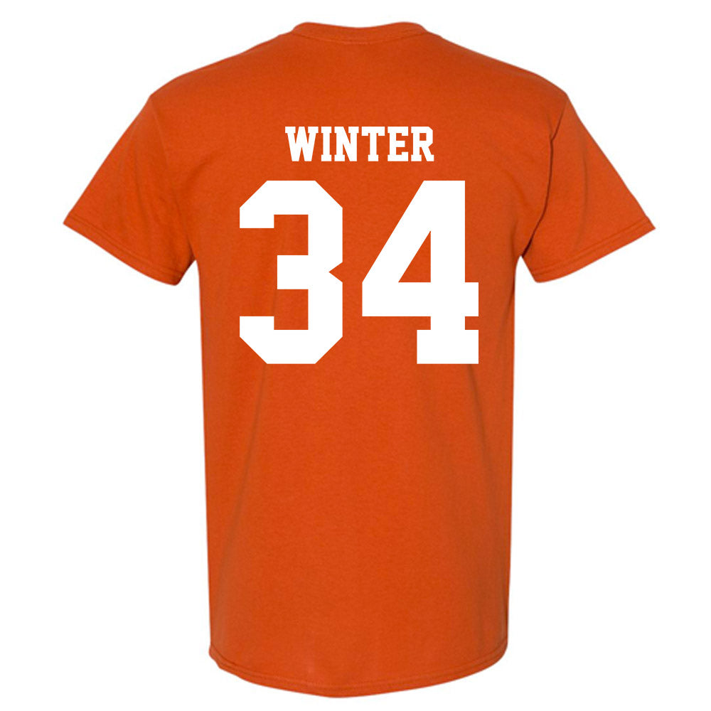 Texas - NCAA Baseball : Michael Winter - NCAA® Replica Shersey T-Shirt-1