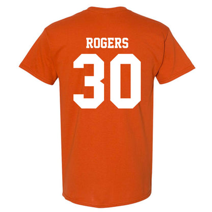 Texas - NCAA Baseball : Kaleb Rogers - NCAA® Replica Shersey T-Shirt-1