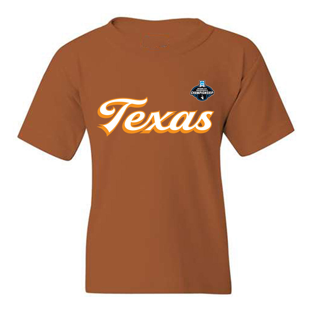 Texas - NCAA Baseball : Bryce Krenek - NCAA® Replica Shersey Youth T-Shirt-0