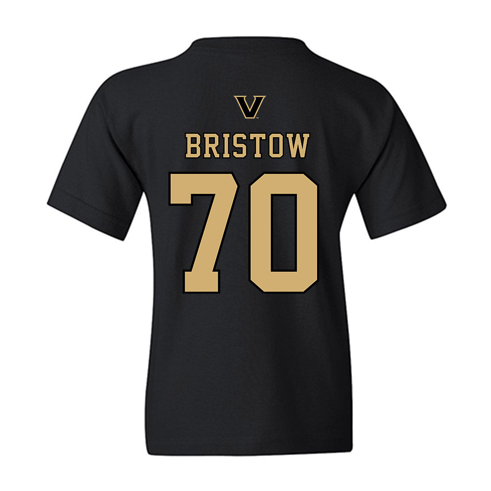Vanderbilt - NCAA Baseball : Tristan Bristow - VandyBoys NCAA® Shersey Youth T-Shirt-1