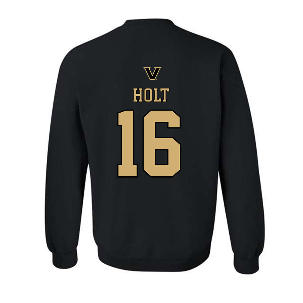 Vanderbilt - NCAA Baseball : Michael Holt - VandyBoys NCAA® Shersey Crewneck Sweatshirt-1