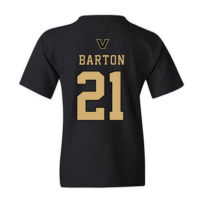 Vanderbilt - NCAA Baseball : Hudson Barton - VandyBoys NCAA® Shersey Youth T-Shirt-1