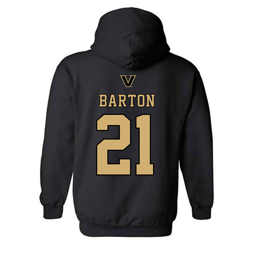 Vanderbilt - NCAA Baseball : Hudson Barton - VandyBoys NCAA® Shersey Hooded Sweatshirt-1