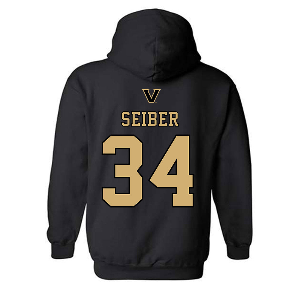 Vanderbilt - NCAA Baseball : Brennan Seiber - VandyBoys NCAA® Shersey Hooded Sweatshirt-1