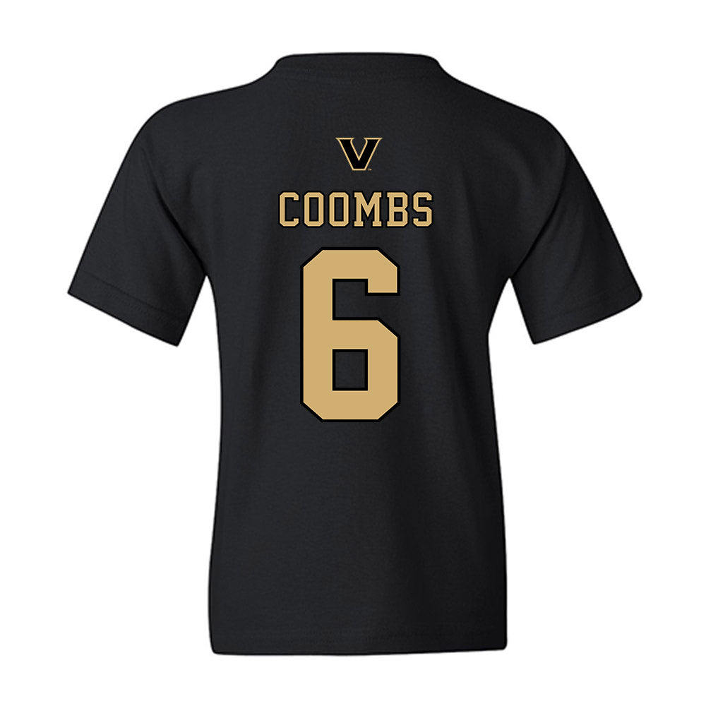 Vanderbilt - NCAA Baseball : Bud Coombs - VandyBoys NCAA® Shersey Youth T-Shirt-1
