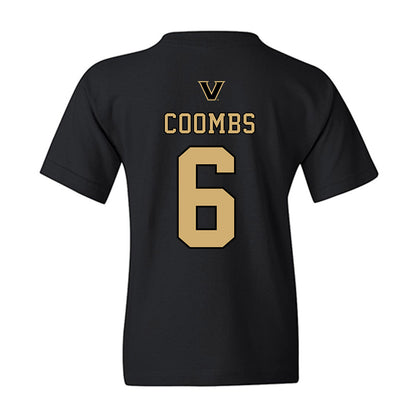 Vanderbilt - NCAA Baseball : Bud Coombs - VandyBoys NCAA® Shersey Youth T-Shirt-1