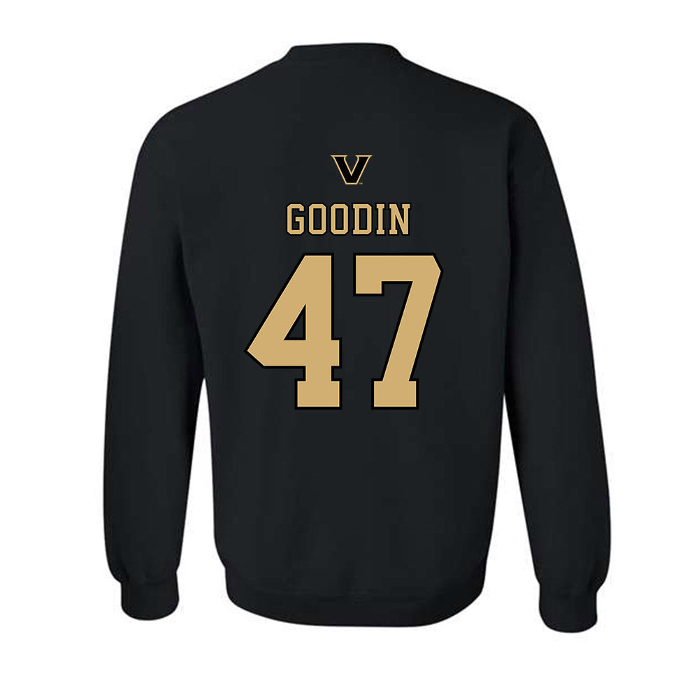 Vanderbilt - NCAA Baseball : Tommy Goodin - VandyBoys NCAA® Shersey Crewneck Sweatshirt-1