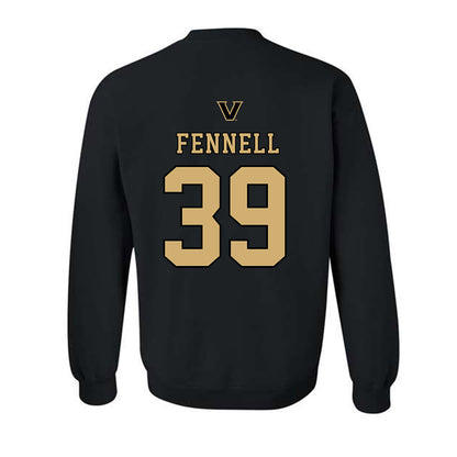 Vanderbilt - NCAA Baseball : Connor Fennell - VandyBoys NCAA® Shersey Crewneck Sweatshirt-1