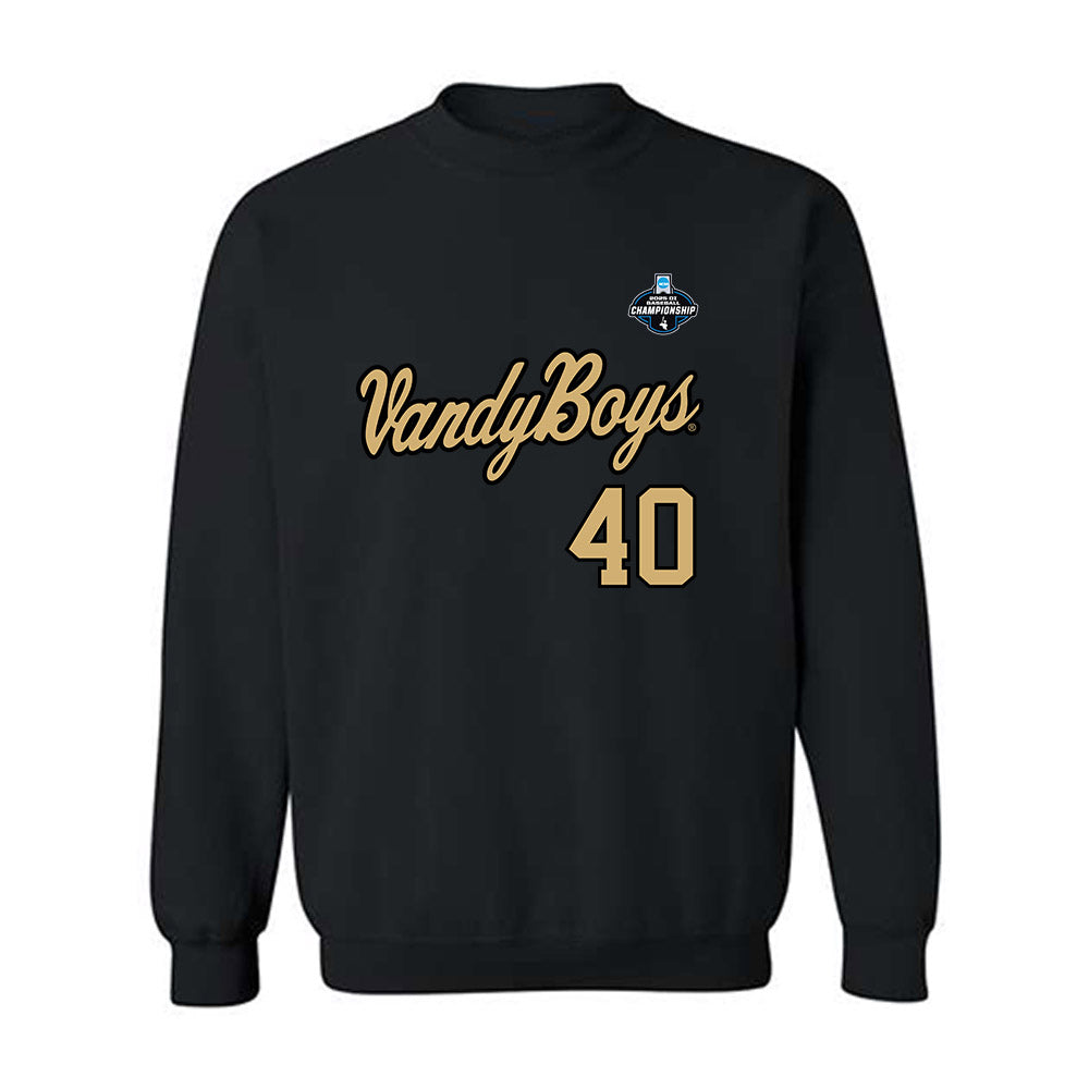 Vanderbilt - NCAA Baseball : Austin Nye - VandyBoys NCAA® Shersey Crewneck Sweatshirt-0