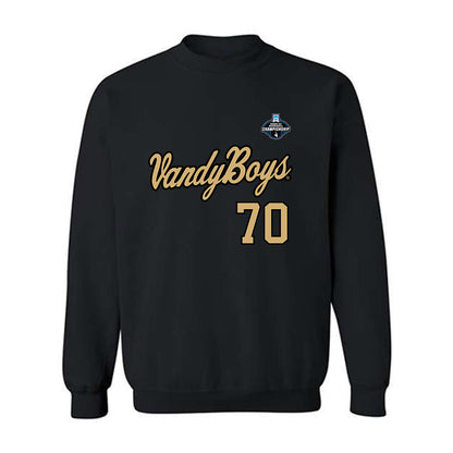 Vanderbilt - NCAA Baseball : Tristan Bristow - VandyBoys NCAA® Shersey Crewneck Sweatshirt-0