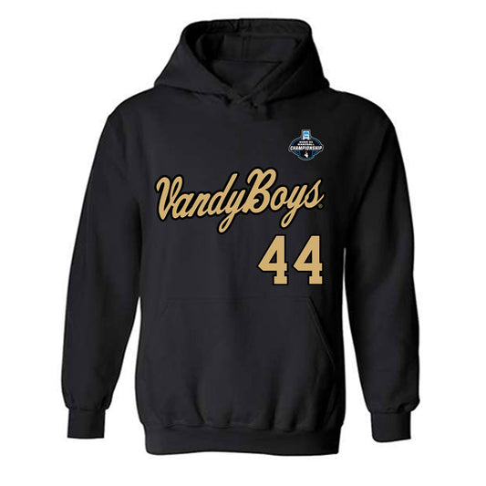 Vanderbilt - NCAA Baseball : Colin Barczi - VandyBoys NCAA® Shersey Hooded Sweatshirt-0