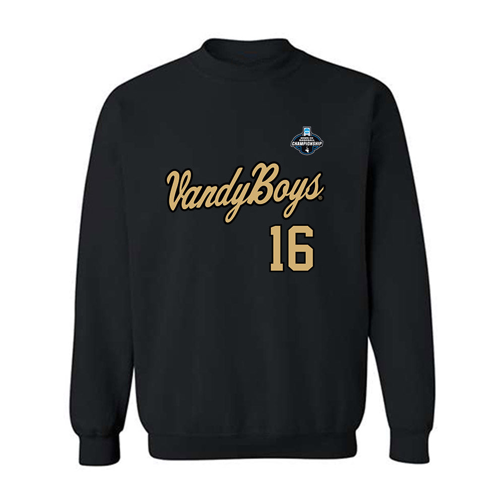 Vanderbilt - NCAA Baseball : Michael Holt - VandyBoys NCAA® Shersey Crewneck Sweatshirt-0