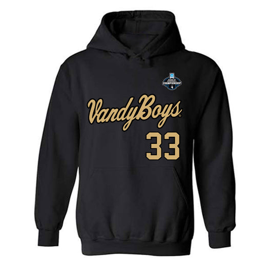 Vanderbilt - NCAA Baseball : Luke Guth - VandyBoys NCAA® Shersey Hooded Sweatshirt-0