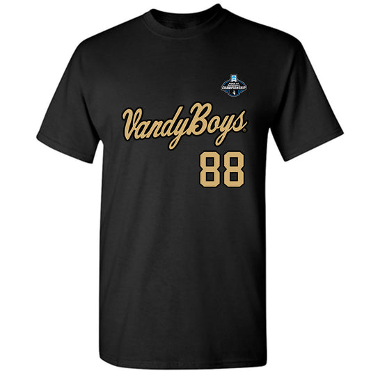 Vanderbilt - NCAA Baseball : Wyatt Nadeau - VandyBoys NCAA® Shersey T-Shirt-0